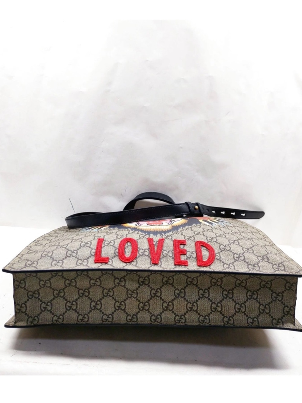 Gucci Lion GG Monogram Supreme Too Handle Tote Shoulder Bag - Picture 5 of 7